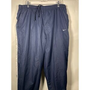 Nike Mens XXL Navy Blue Track Pants Athletic Warm Up Joggers Running‎